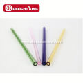 Standard Colorful Glass reusable Drinking Straw